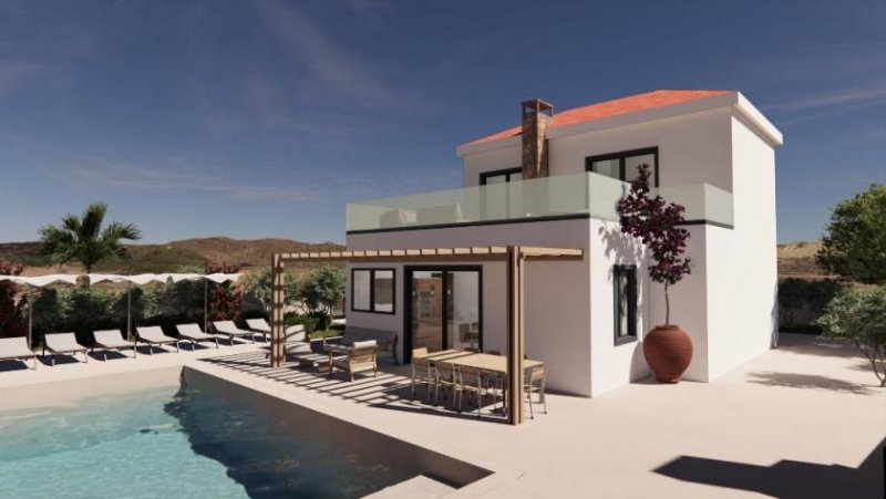 Kirianna Kreta - 8-Villen-Projekt in Kirianna bei Rethymno: Freistehende Villa mit Pool und Meerblick - Villa 1 Haus kaufen